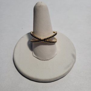 Michael Kors Cross Cutout Ring